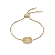 Ultra Mini Belt Buckle Bracelet (Mama) - Gold