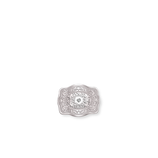 SpurWest Mini Belt Buckle Hatpin (Amelia Rose) - Silver
