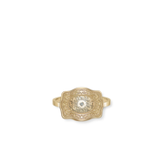 Mini Belt Buckle Ring (Amelia Rose) - Gold