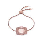 Mini Belt Buckle Bracelet (Customizable) - Rose Gold