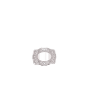 Mini Belt Buckle Hatpin (Customizable) - Silver