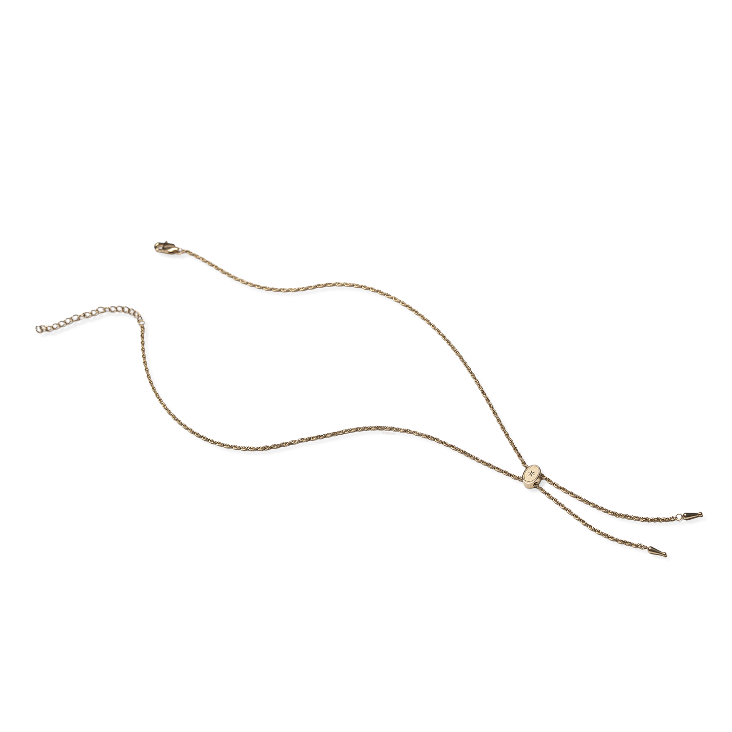 Annley Bolo Tie Necklace - Gold