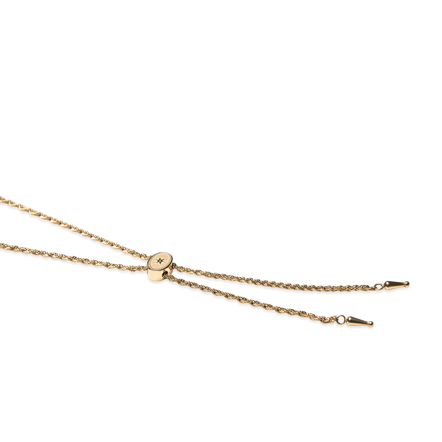 Annley Bolo Tie Necklace - Gold