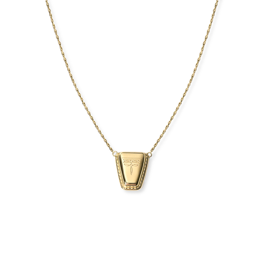 Dallas Square Toe Necklace - Gold