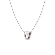 Dallas Square Toe Necklace - Silver