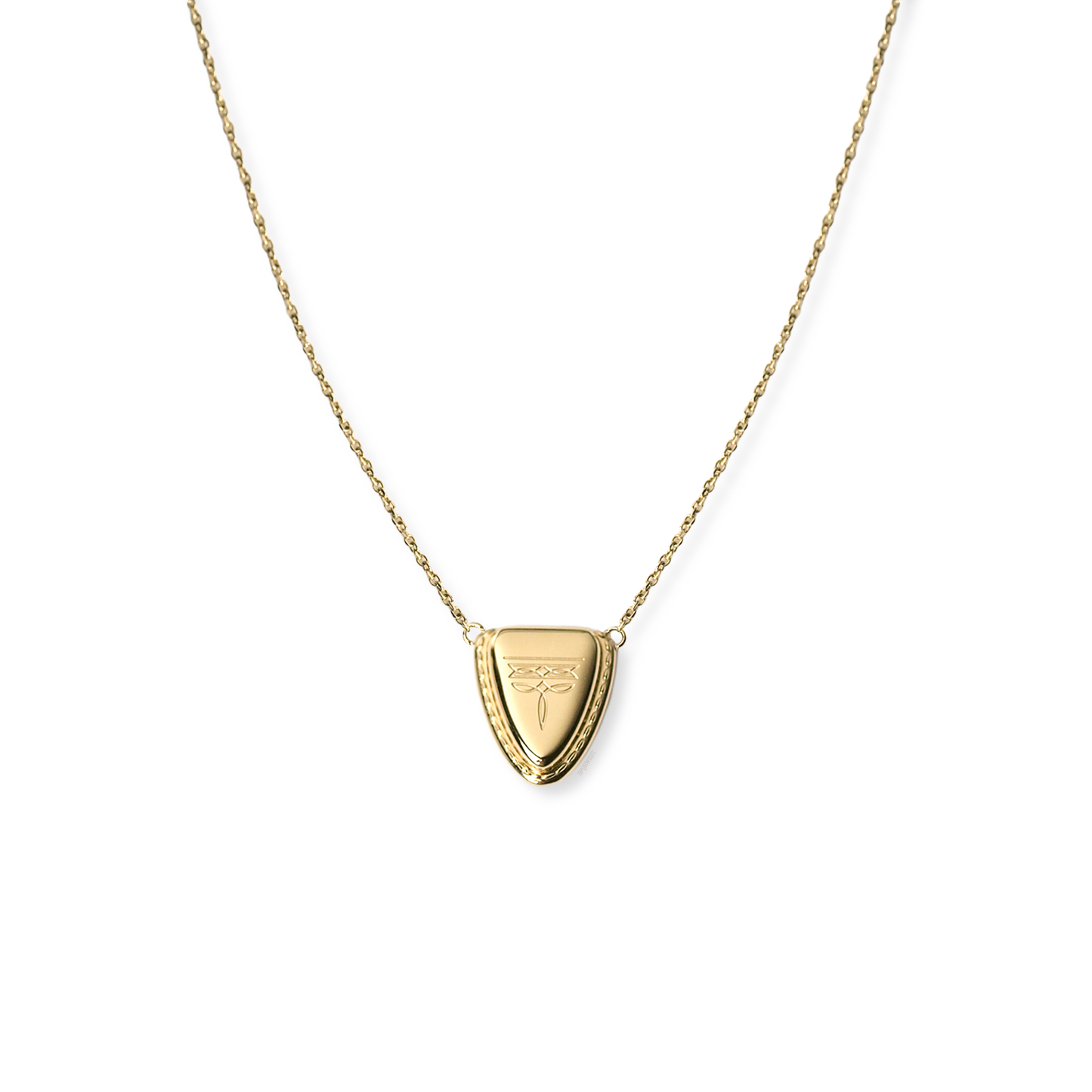 Austin Round Toe Necklace - Gold