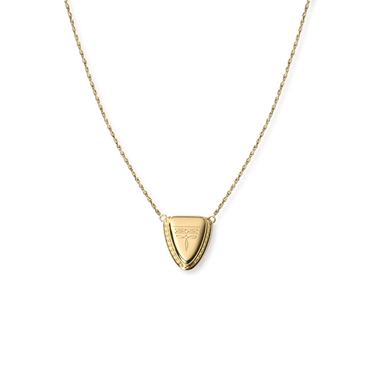 Austin Round Toe Necklace - Gold