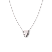 Austin Round Toe Necklace - Silver