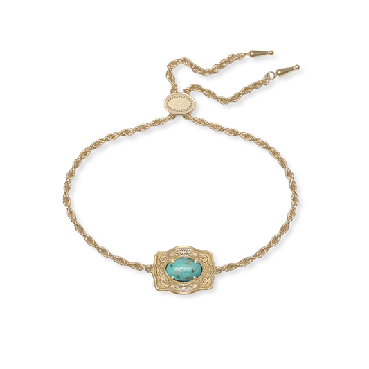 Oasis Ultra Mini Belt Buckle Bracelet - Gold