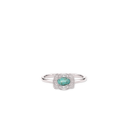 Oasis Ultra Mini Belt Buckle Ring - Silver