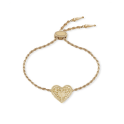 Audrey Heart Bracelet - Gold