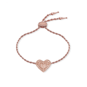 Audrey Heart Bracelet - Rose Gold