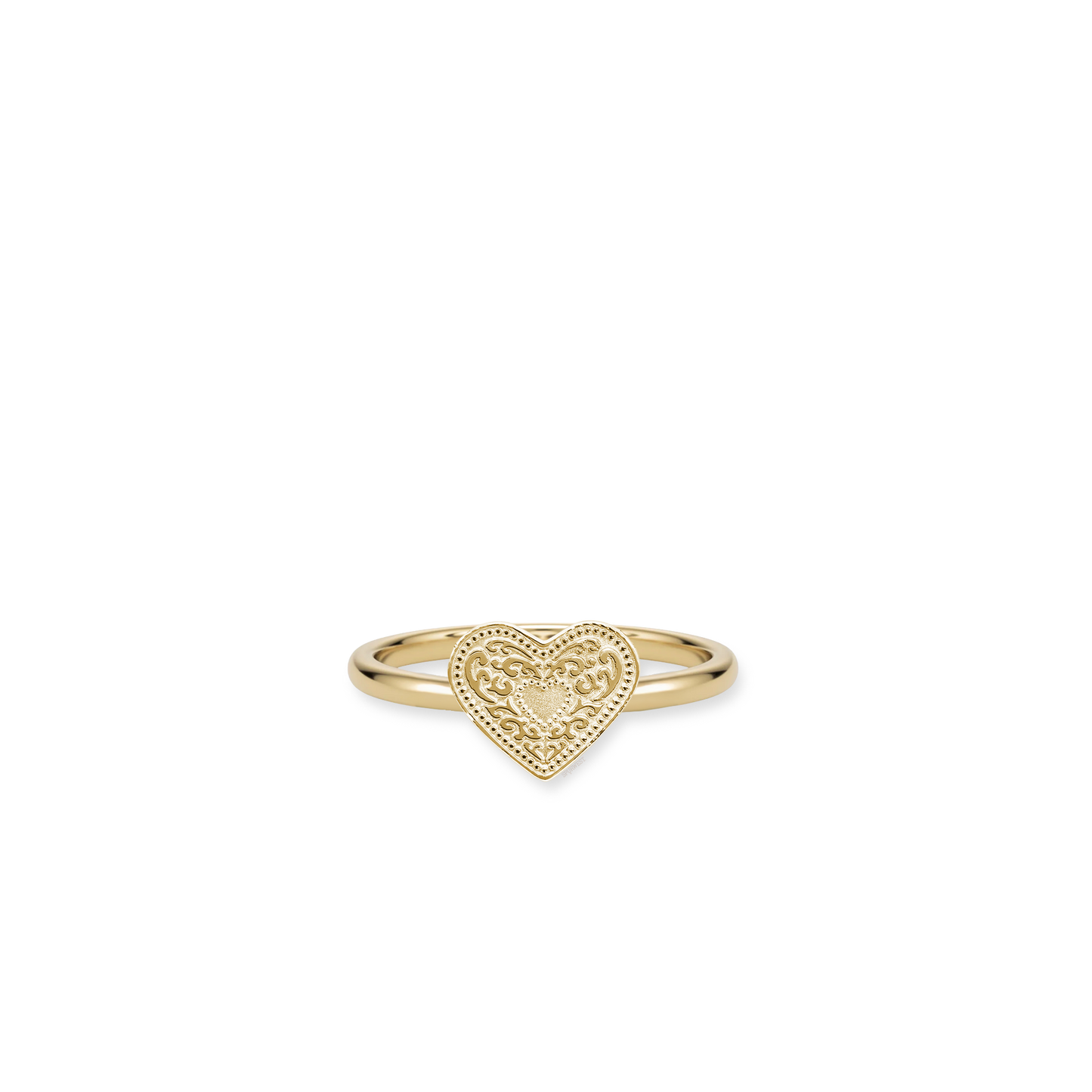 Audrey Heart Ring - Gold